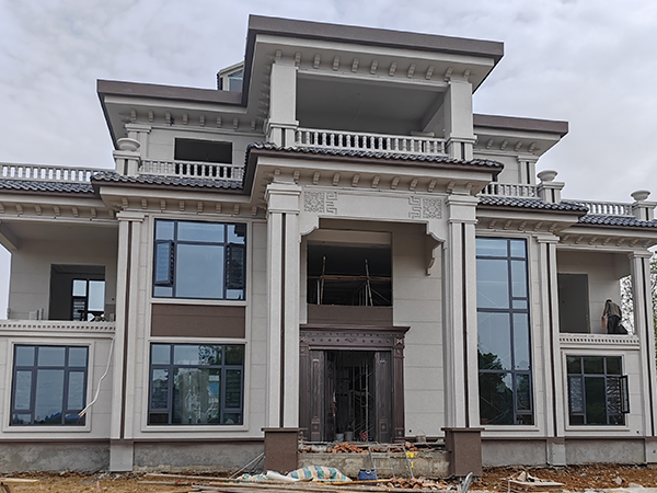 邵东赵总别墅封顶